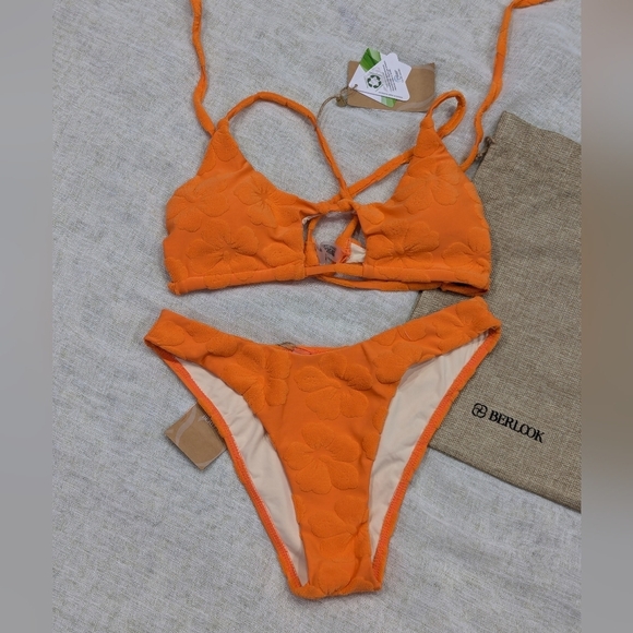 Other - BNWT / Berlook / Small /Medium / Large / XL /Floral Jacquard Bikini Set